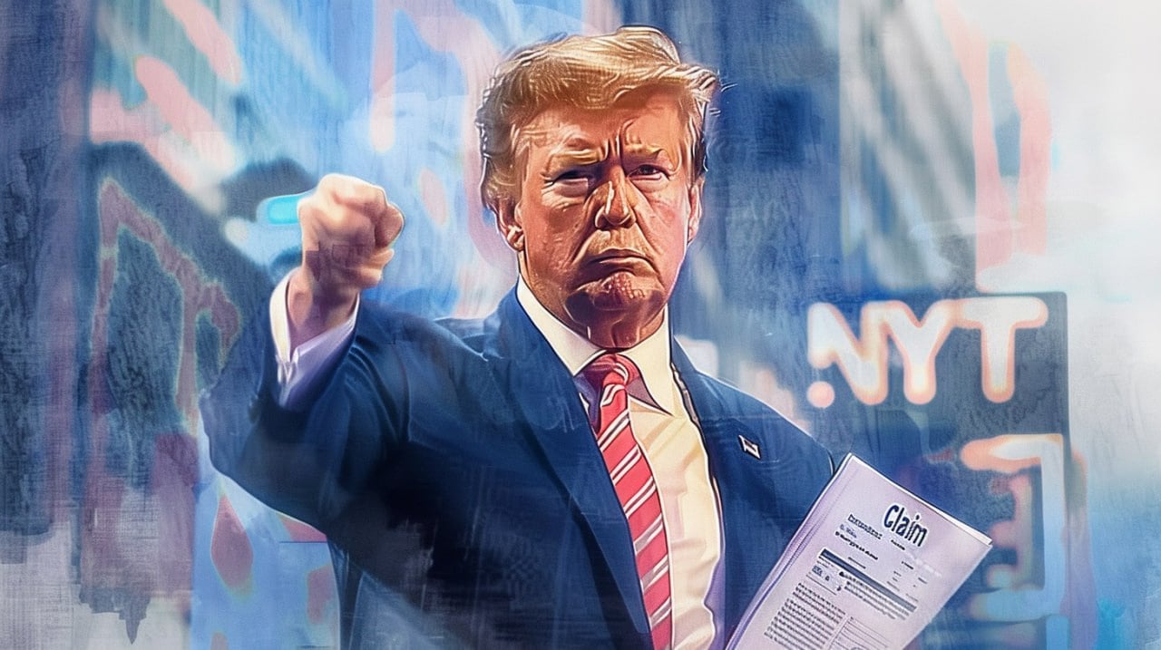 Trump sues NYT for $15 billion over crypto business defamation